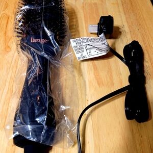 L'ange Hair Le Volume 2-in-1 Women's Brush Dryer - Black & Gold - 75MM BRAND NEW